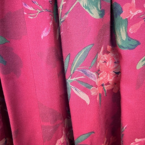 Abercrombie & Fitch Floral Maxi Skirt - Red and Green - Picture 10 of 10